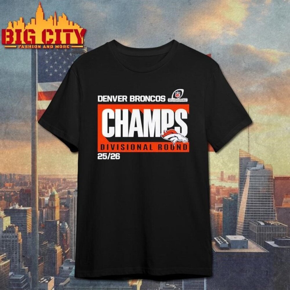 Denver Broncos Football AFC Divisional Round Champions 2026 Shirt 91